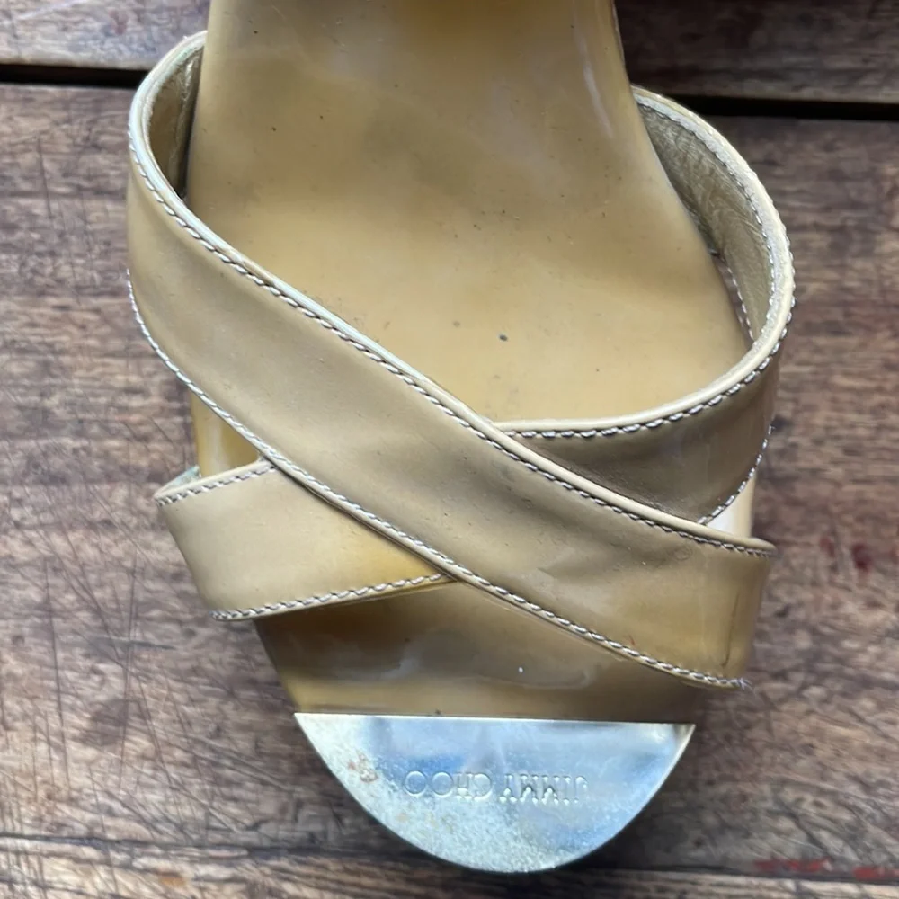 Jimmy Choo Wedges sz 38 1/2 incl orig box and dust bag - Picture 8 of 13